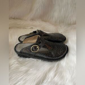 Alegria Classic laser tag Clogs adjustable side buckle EUR Size 39